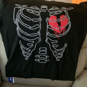 Black Skeleton shirt
